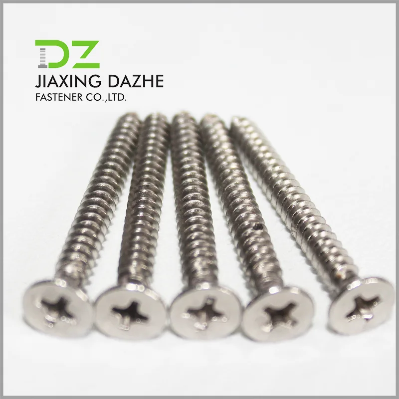 Steel Cross Flat Head Self Tapping Screw