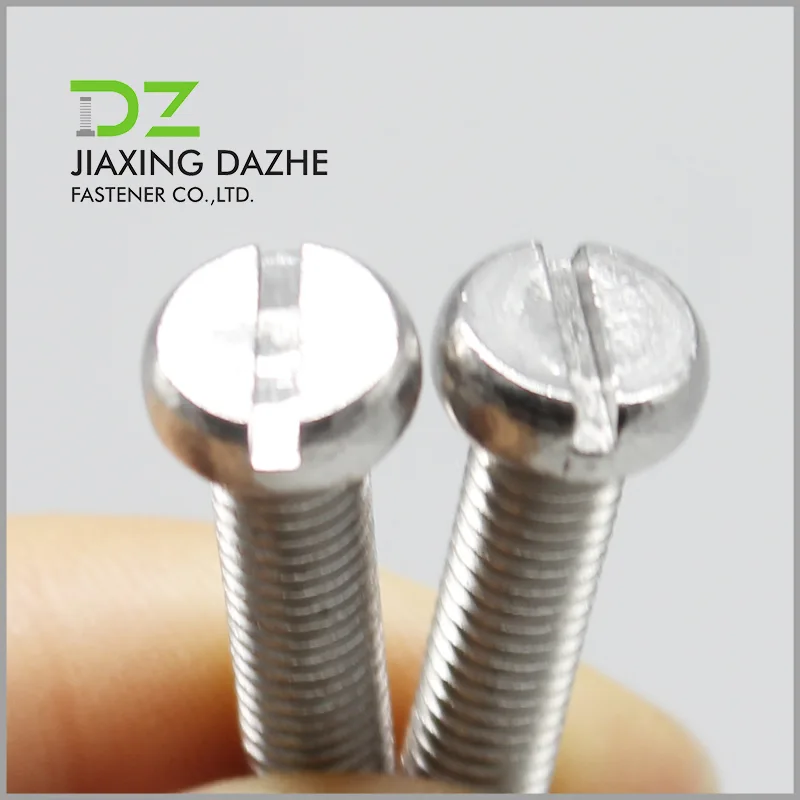 Slotted Cheese Head Machine Screw